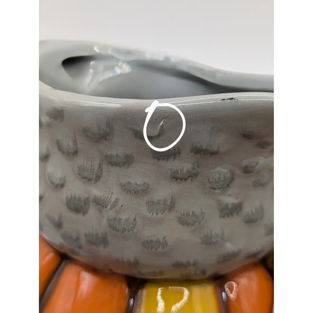 Halloween Johanna Parker Owl On A Cupcake‎ Ceramic Soap Dispenser And Creamer